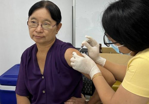Flu Vaccination (Marlar Myaing Group)သို့သွားရောက်ပြီးရာသီတုပ်ကွေးကာကွယ်ဆေးထိုးပေးခြင်း