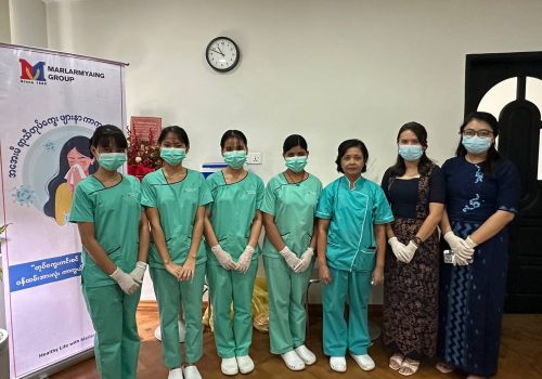 Flu Vaccination (Marlar Myaing Group)သို့သွားရောက်ပြီးရာသီတုပ်ကွေးကာကွယ်ဆေးထိုးပေးခြင်း